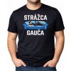 Fajntričko tričko Strážca gauča čierna Fajntričko tričko Strážca gauča čierna