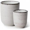 Porcelánový set 8 ks – Gaya Atelier sivé fŕkané Porcelánový set 8 ks – Gaya Atelier sivé fŕkané