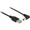 Delock 83578 DC jack 5,5 x 2,1 mm (M) do USB (pouze napájení) (M), 1,5m Delock 83578 DC jack 5,5 x 2,1 mm (M) do USB (pouze napájení) (M), 1,5m