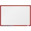 Biela magnetická popisovacia tabuľa boardOK, 600 x 900 mm, červený rám Biela magnetická popisovacia tabuľa boardOK, 600 x 900 mm, červený rám