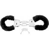 Fetish Fantasy Beginner's Furry Cuffs - Plyšové kovová putá Čierna Fetish Fantasy Beginner's Furry Cuffs - Plyšové kovová putá Čierna