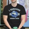 Tričko s potlačou I survived Dámsky Čierna S Tričko s potlačou I survived Dámsky Čierna S