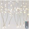 Eurolamp LED Stm. vonk. vianočný záves CURTAIN 360xLED/8,4W/230V 2x2 m IP44 teplá biela +DO EU0196