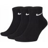 Členkové ponožky Nike Everyday Cushioned, 3 páry, čierne, SX7667 010, 42-46 Členkové ponožky Nike Everyday Cushioned, 3 páry, čierne, SX7667 010, 42-46