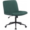 Kancelárske kreslo Kingman velvet, zelená Kancelárske kreslo Kingman velvet, zelená