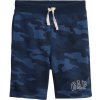 Chlapčenské šortky GAP, LOGO tmavo modrá M Chlapčenské šortky GAP, LOGO tmavo modrá M