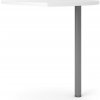 Nábytek PEGAS s.r.o. Rohový díl ke stolu Office 458 bílá/silver grey Nábytek PEGAS s.r.o. Rohový díl ke stolu Office 458 bílá/silver grey