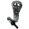 Obal na víno Luxury Cowhide BRAZÍLIA SALT&PEPPER BLACK 35x10cm Obal na víno Luxury Cowhide BRAZÍLIA SALT&PEPPER BLACK 35x10cm