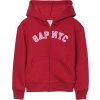 Dievčenská mikina GAP, V-FA LOGO HERITAGE FZ Červená,Ružová M Dievčenská mikina GAP, V-FA LOGO HERITAGE FZ Červená,Ružová M