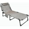 Skladacie lehátko, sivé, 189,5 x 58,5 x 33,5 cm Skladacie lehátko, sivé, 189,5 x 58,5 x 33,5 cm