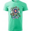 Lukostreľba komiks - Klasické pánske tričko vyššej gramáže - XL ( Mätová ) Lukostreľba komiks - Klasické pánske tričko vyššej gramáže - XL ( Mätová )