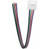 RGB LED konektor s káblom 10mm jednostranný RGB LED konektor s káblom 10mm jednostranný