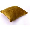 Obliečka na vankúš z Velúru, farba Mustard, 40x40 cm Obliečka na vankúš z Velúru, farba Mustard, 40x40 cm