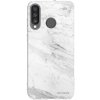 Picasee silikonový průhledný obal pro Huawei P30 Lite - White marble Picasee silikonový průhledný obal pro Huawei P30 Lite - White marble