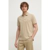 Bavlnené polo tričko Tommy Hilfiger MW0MW37528 béžová S Bavlnené polo tričko Tommy Hilfiger MW0MW37528 béžová S