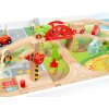Bigjigs Rail Drevená vláčikodráha a stôl