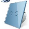 tlačidlo 2/0, dotykové zvonček, modrá (LIVOLO) tlačidlo 2/0, dotykové zvonček, modrá (LIVOLO)