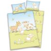 HERDING Obliečky do postieľky Zvieratká z farmy Bavlna, 100/135 cm HERDING Obliečky do postieľky Zvieratká z farmy Bavlna, 100/135 cm