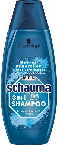 Schauma Men Freshness 3in1 šampón na vlasy 350 ml