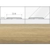 Extra nízka, samolepiaca, prechodová lišta A08 šírka 3,5cm, výška 0,2cm, dub natur, dĺžka lišty 270 cm, EF-7215 Extra nízka, samolepiaca, prechodová lišta A08 šírka 3,5cm, výška 0,2cm, dub natur, dĺžka lišty 270 cm, EF-7215