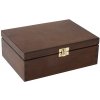 ČistéDrevo Drevená krabička 22 x 16 cm hnedá ČistéDrevo Drevená krabička 22 x 16 cm hnedá