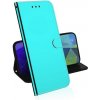 Knižkové puzdro Electroplating Mirror na Xiaomi Mi 11 - Mint Green Knižkové puzdro Electroplating Mirror na Xiaomi Mi 11 - Mint Green