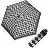 Doppler Fiber Havanna Black&White - dámsky skladací dáždnik Doppler Fiber Havanna Black&White - dámsky skladací dáždnik