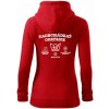 Zaobchádzať opatrne 40 - Mikina dámska trendy zipper s kapucňou - S ( Červená ) Zaobchádzať opatrne 40 - Mikina dámska trendy zipper s kapucňou - S ( Červená )