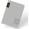 Karton P+P - PASTELINi - denný diár 2026, šedý, A5, 15,4 × 21,7 cm Karton P+P - PASTELINi - denný diár 2026, šedý, A5, 15,4 × 21,7 cm