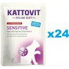 Kattovit Feline Diet Sensitive Kuracie s kačacím 24 x 85 g