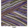 Pletacia priadza YarnArt JEANS CRAZY 7207 fialová hnedá biela Pletacia priadza YarnArt JEANS CRAZY 7207 fialová hnedá biela