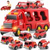 HASIČSKÉ AUTO 7 V 1 VEĽKÉ HASIČSKÉ AUTO SÚPRAVA HRAČIEK PRE DETI HASIČSKÉ AUTO 7 V 1 VEĽKÉ HASIČSKÉ AUTO SÚPRAVA HRAČIEK PRE DETI