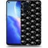 Picasee silikónový čierny obal pre OPPO Reno 5 5G - Separ - White On Black Picasee silikónový čierny obal pre OPPO Reno 5 5G - Separ - White On Black