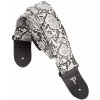 Perri's Leathers Faux Snake Skin White Perri's Leathers Faux Snake Skin White