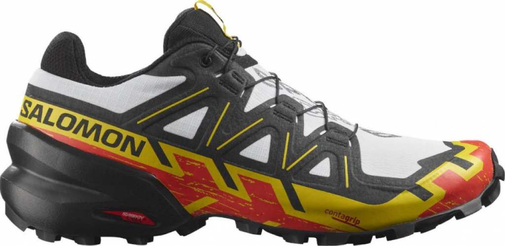 Salomon Speedcross 6 white black empire yellow 417378