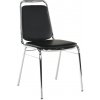 Tempo Kondela Zasadacia stolička, čierna ekokoža, ZEKI Tempo Kondela Zasadacia stolička, čierna ekokoža, ZEKI