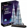 CubicFun 3D Puzzle Burdž Chalífa LED 136 ks CubicFun 3D Puzzle Burdž Chalífa LED 136 ks