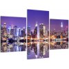 Nočné mesto - obraz (Obraz 90x60cm) Nočné mesto - obraz (Obraz 90x60cm)