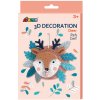 3D dekorácie na stenu Jeleň 3D dekorácie na stenu Jeleň