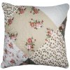 Clayre & Eef Béžová obliečka na vankúš s kvetmi Patchwork - 40*40 cm - Clayre & Eef Clayre & Eef Béžová obliečka na vankúš s kvetmi Patchwork - 40*40 cm - Clayre & Eef