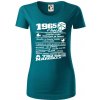 1965 v kocke - Dámske tričko z organickej bavlny Origin (GOTS) - 2XL ( Petrolejová ) 1965 v kocke - Dámske tričko z organickej bavlny Origin (GOTS) - 2XL ( Petrolejová )