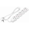 Predlžovacie zásuvky 5x 2P+E , 1,5m, Schuko H05VV-F 3x1,5mm2, 16A, biela Predlžovacie zásuvky 5x 2P+E , 1,5m, Schuko H05VV-F 3x1,5mm2, 16A, biela