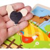 Bigjigs Toys vkladačka so zvukom Farma