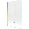 Mexen FELIX, vaňová zástena, 2-krídlová, 80 x 140 cm, zlatá-transparentná, 890-080-002-50-00 Mexen FELIX, vaňová zástena, 2-krídlová, 80 x 140 cm, zlatá-transparentná, 890-080-002-50-00