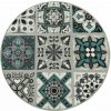 Najkoberce Patchwork tyrkysový 67 cm kruh Najkoberce Patchwork tyrkysový 67 cm kruh