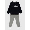adidas Detská tepláková súprava I LIN FLOG tmavomodrá IV7390