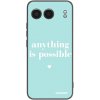 Picasee silikónový čierny obal pre OnePlus Nord 4 - Anything is possible Picasee silikónový čierny obal pre OnePlus Nord 4 - Anything is possible