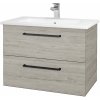 Dreja Umývadlová skrinka GIO SZZ2 80 - D25 Teak / Úchytka T06 / D25 Teak Dreja Umývadlová skrinka GIO SZZ2 80 - D25 Teak / Úchytka T06 / D25 Teak