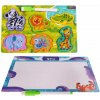 JOKO Detská Drevená Obojstranná Tabuľa s Puzzle Safari Zvieratká JOKO Detská Drevená Obojstranná Tabuľa s Puzzle Safari Zvieratká
