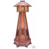 Drevený ozdobný maják do záhrady 110 cm so solárnym LED osvetlením Farba: Farba č. 3 Drevený ozdobný maják do záhrady 110 cm so solárnym LED osvetlením Farba: Farba č. 3